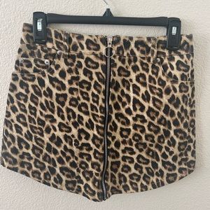 Cheetah skirt
